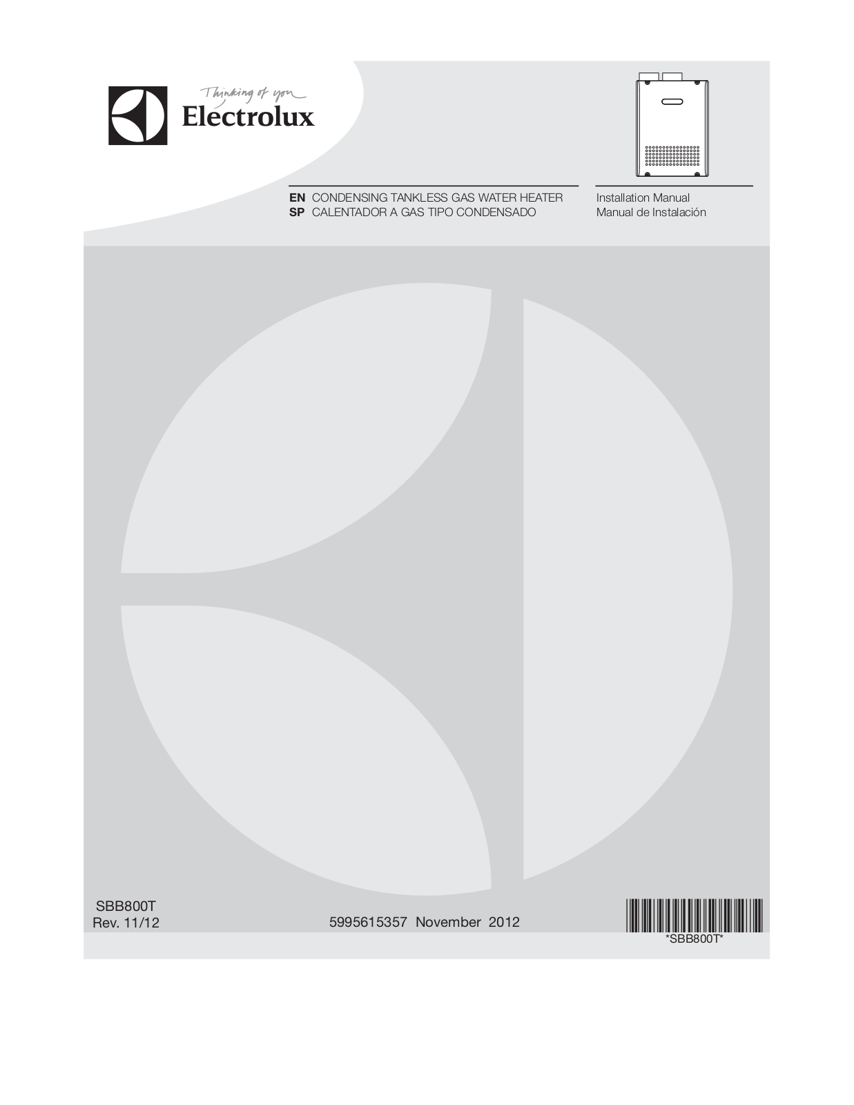 Electrolux 5995615357 User Manual