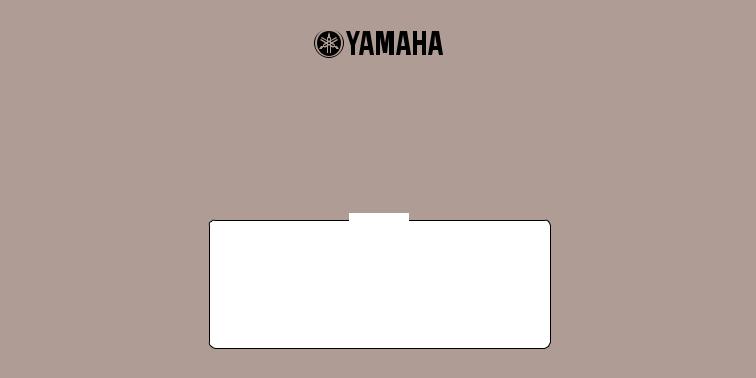 Yamaha BASSO ELETTRICO User Manual