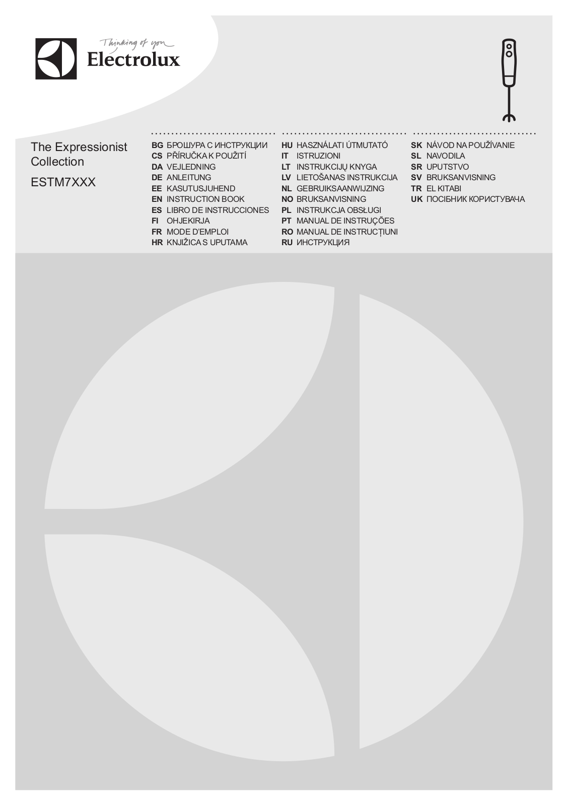 Electrolux ESTM 7500S User Manual