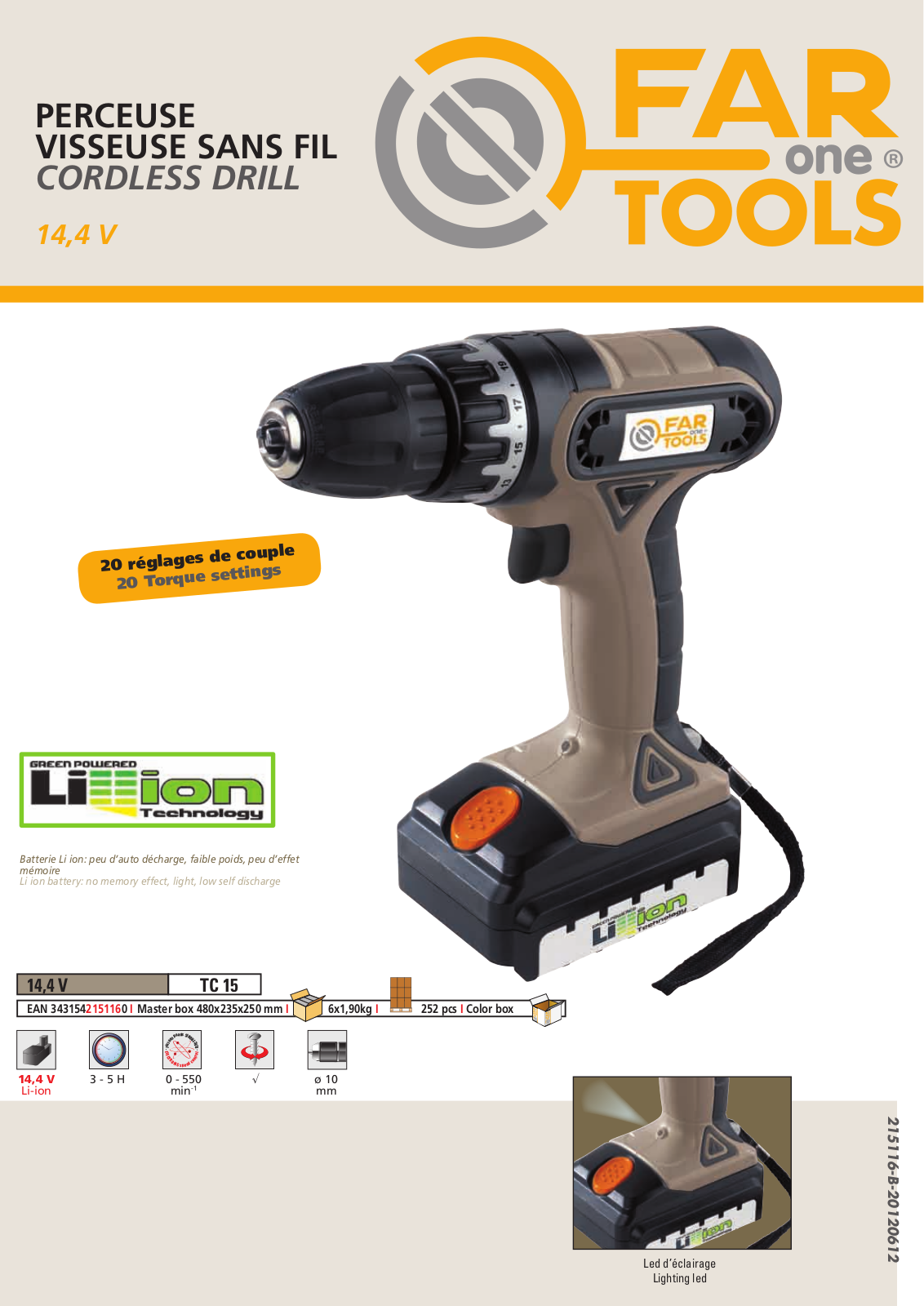 FARTOOLS TC 15 User Manual