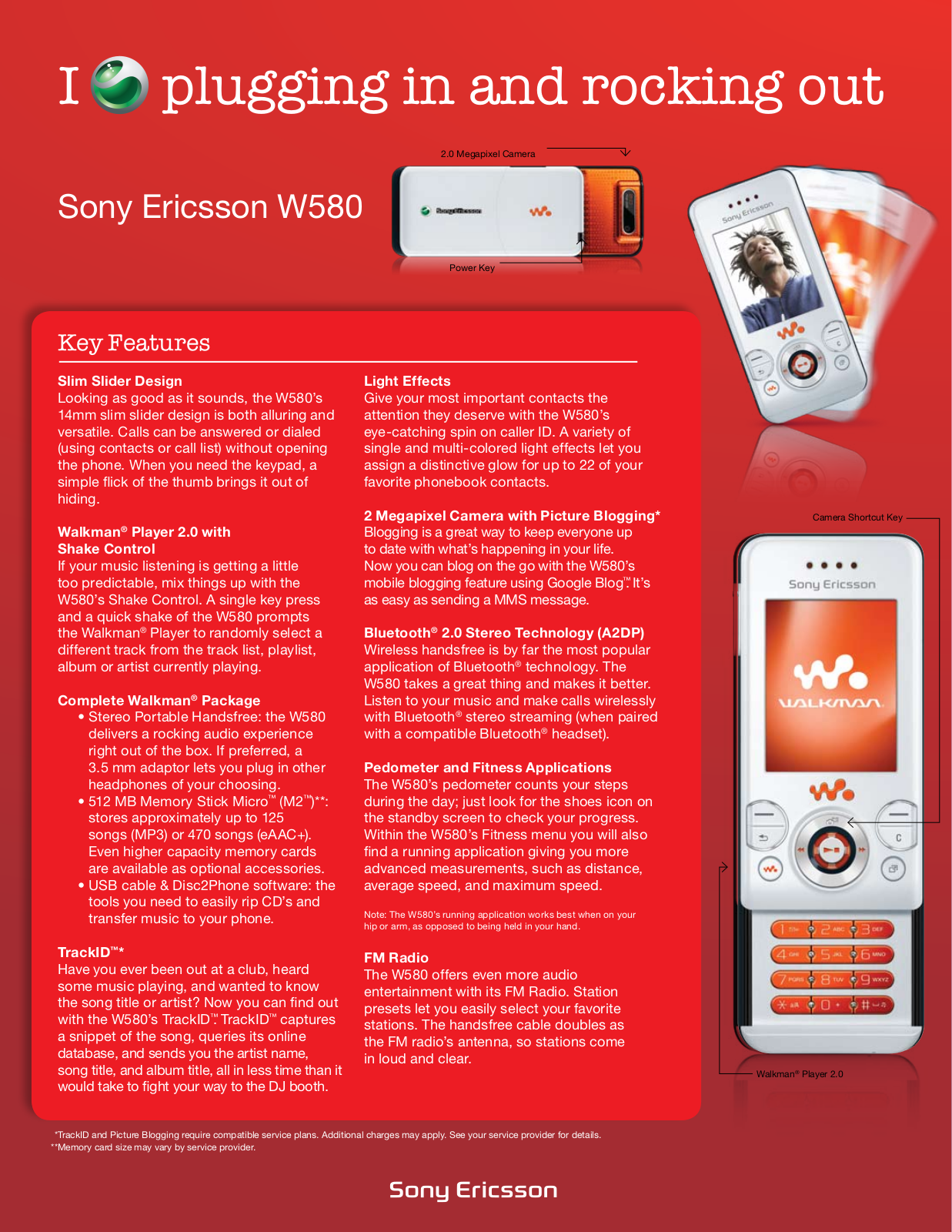 Sony Ericsson W580 User Manual