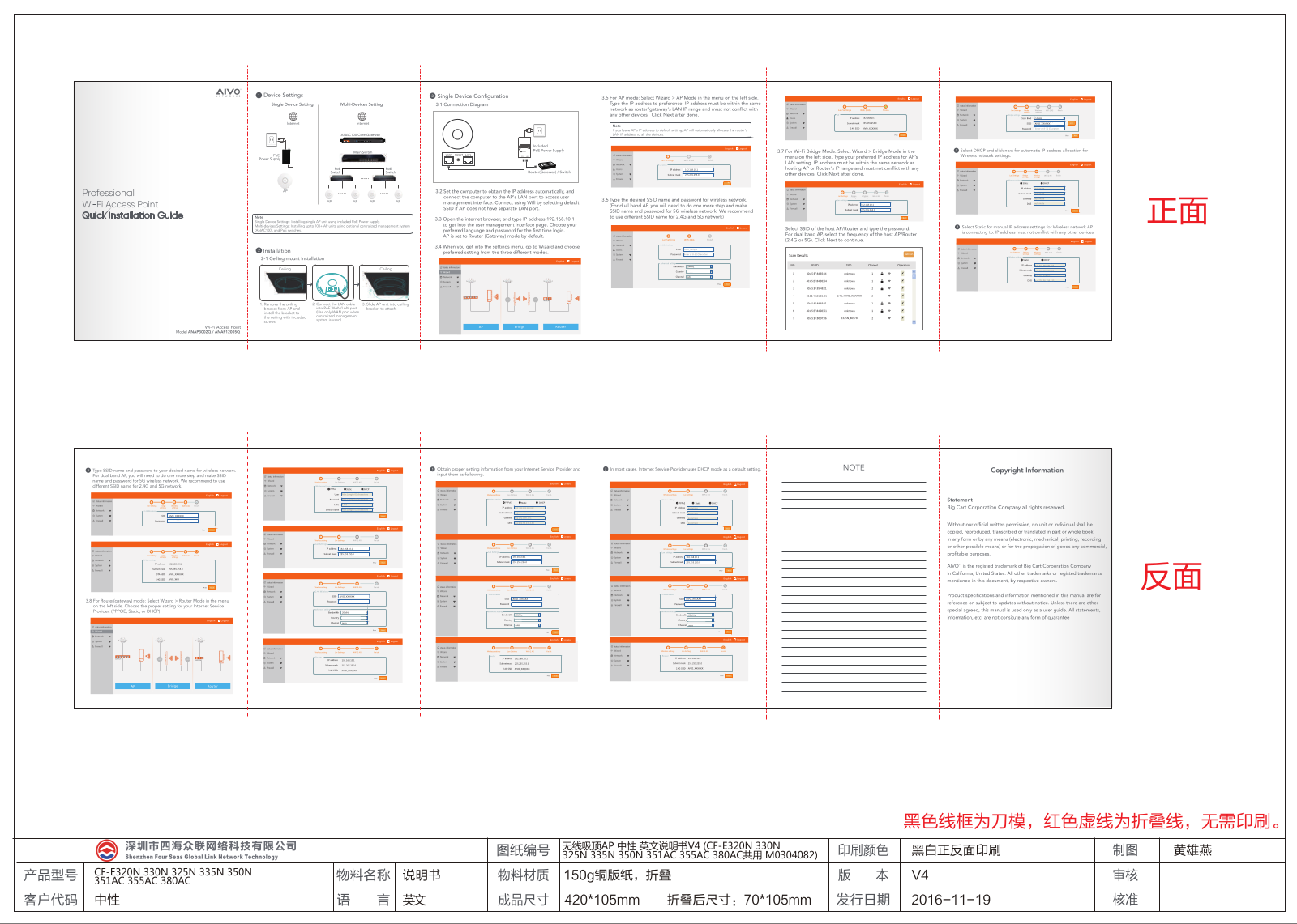 Avycon ANAP3002Q Installation Guide