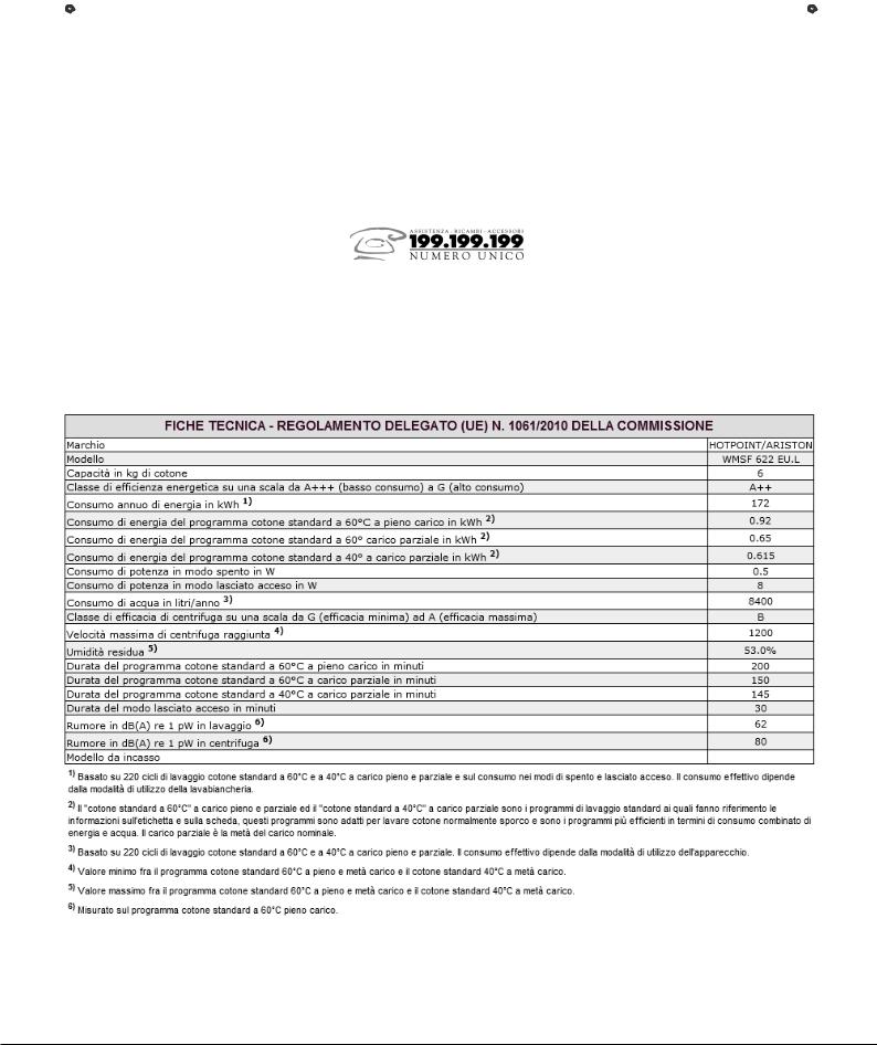 Hotpoint WMSF 622 EU.L User Manual