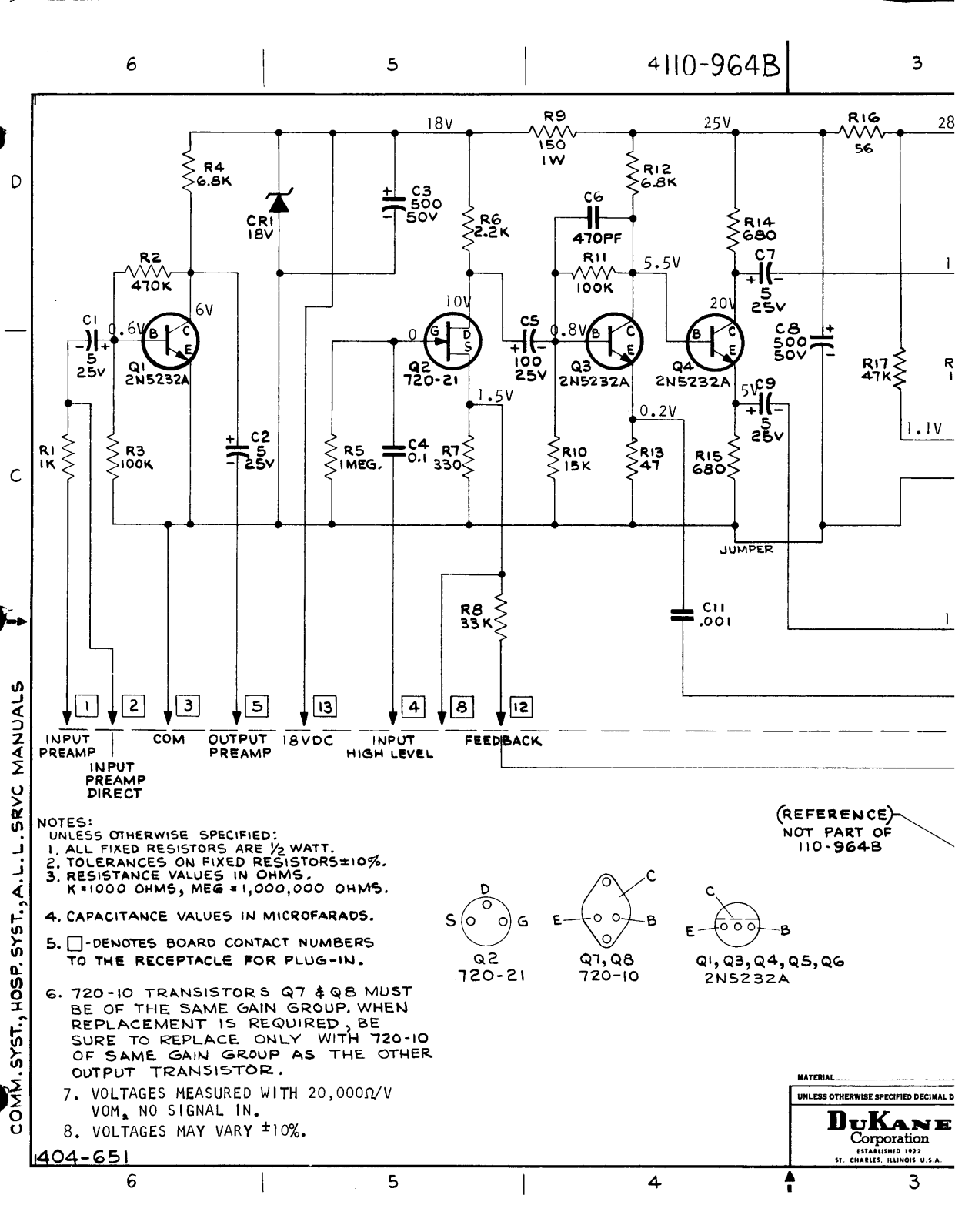 Dukane 110-964B Schematic - ManualMachine.com