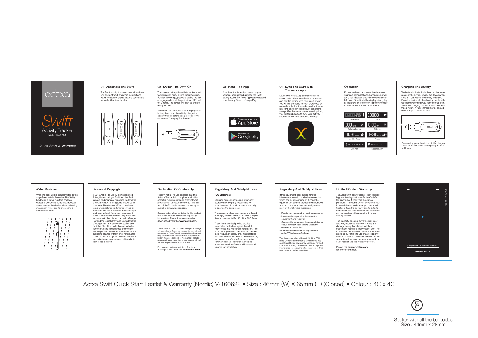 Actxa AX A101 User Manual