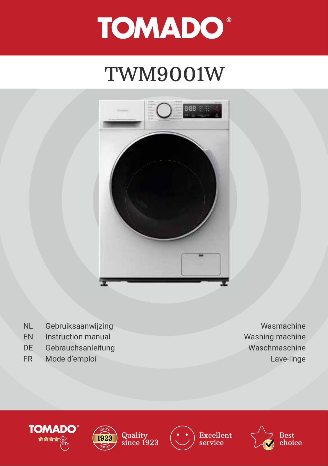 Tomado TWM9001W User guide - ManualMachine.com