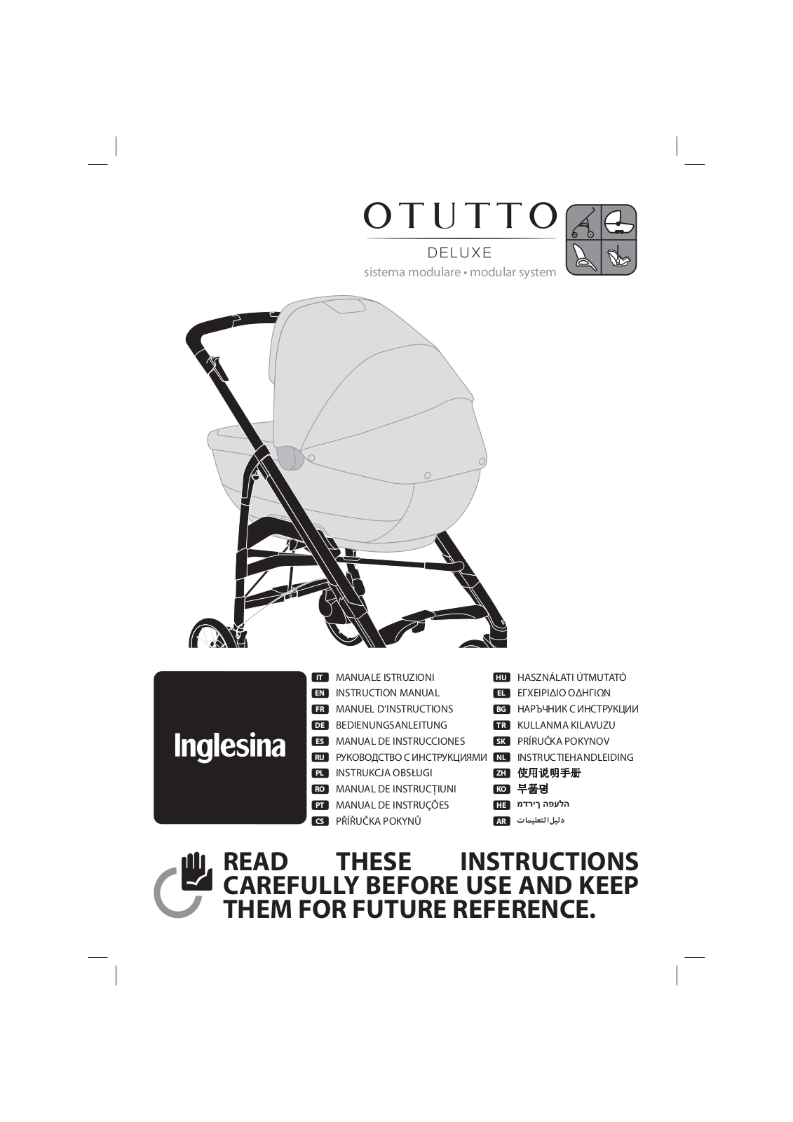 Inglesina Otutto Deluxe User Manual