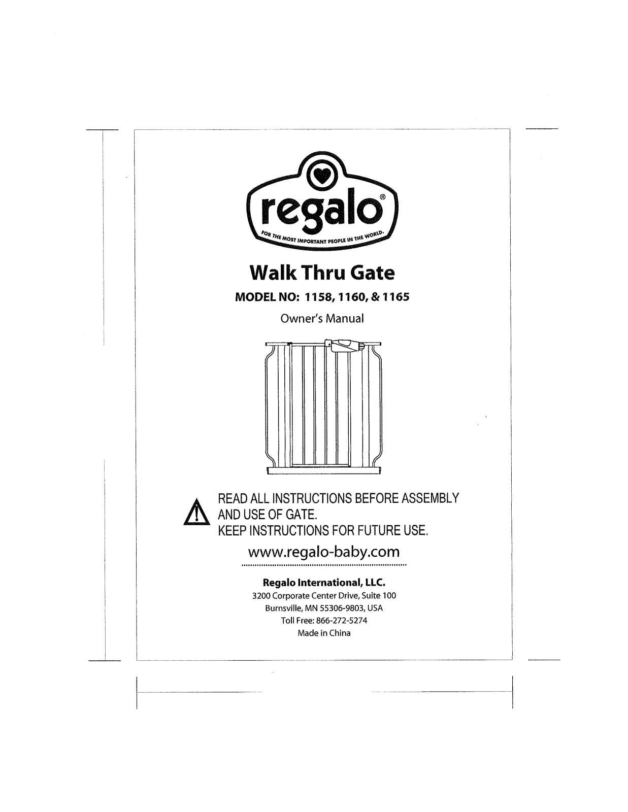 Regalo 1165, 1160 User Manual - ManualMachine.com