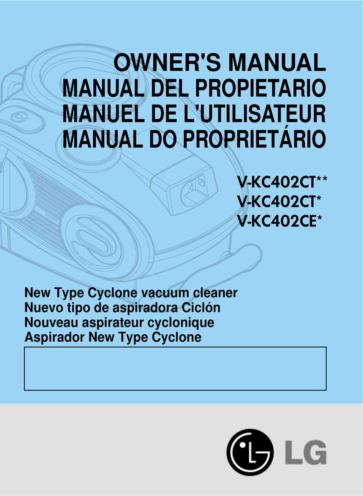 LG V-KC402CTQ User manual