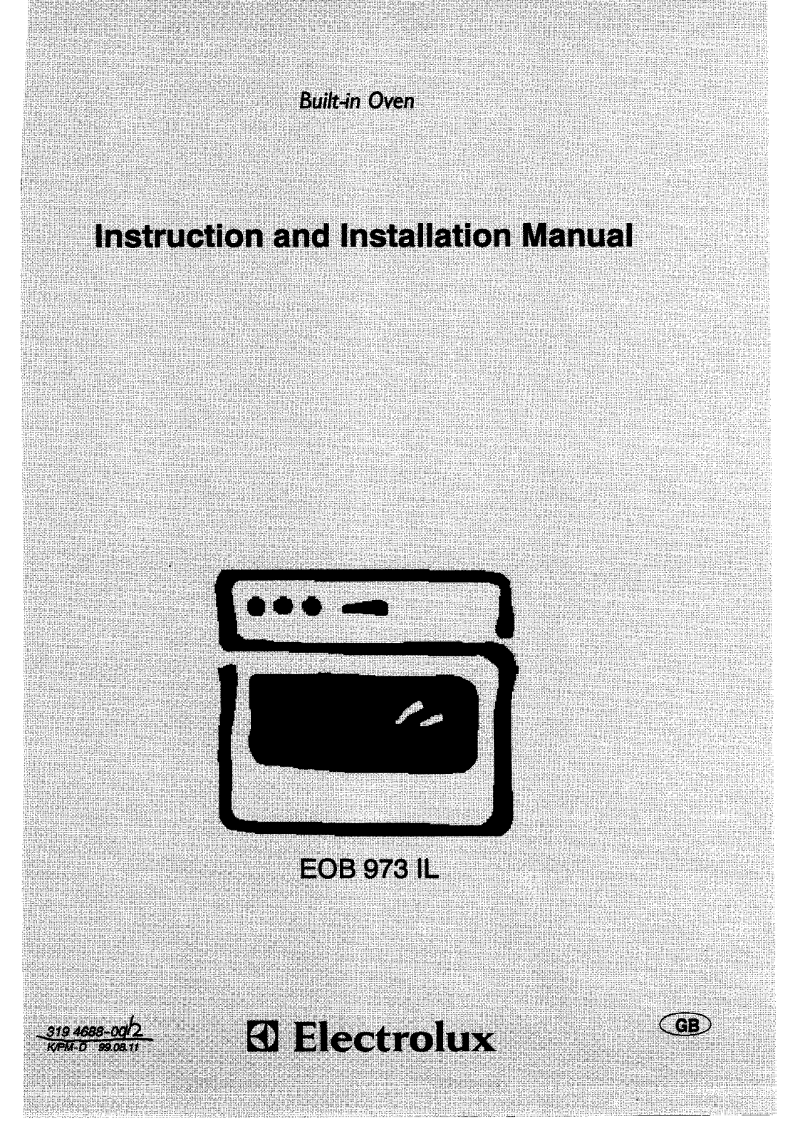 AEG-Electrolux EOB973IL-W, EOB973IL-K User Manual