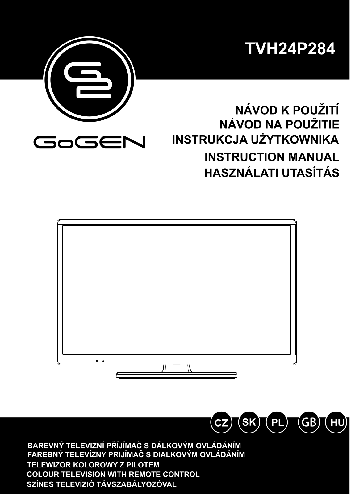 GoGEN TVH 24P284 User Manual