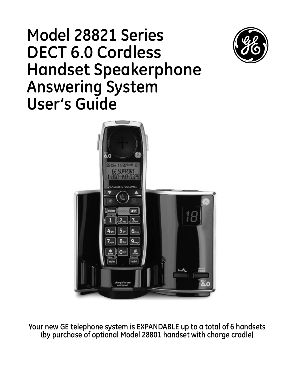 GE 881, 28821, 28821xx5, 28821xx3, 28801 User Manual