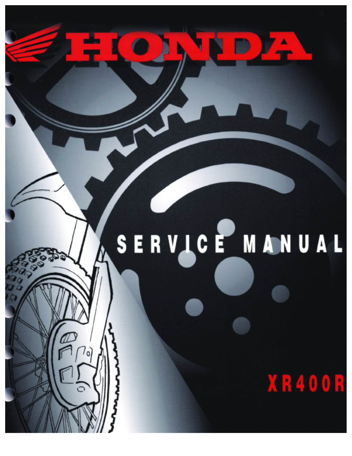 Honda XR 400R Service Manual