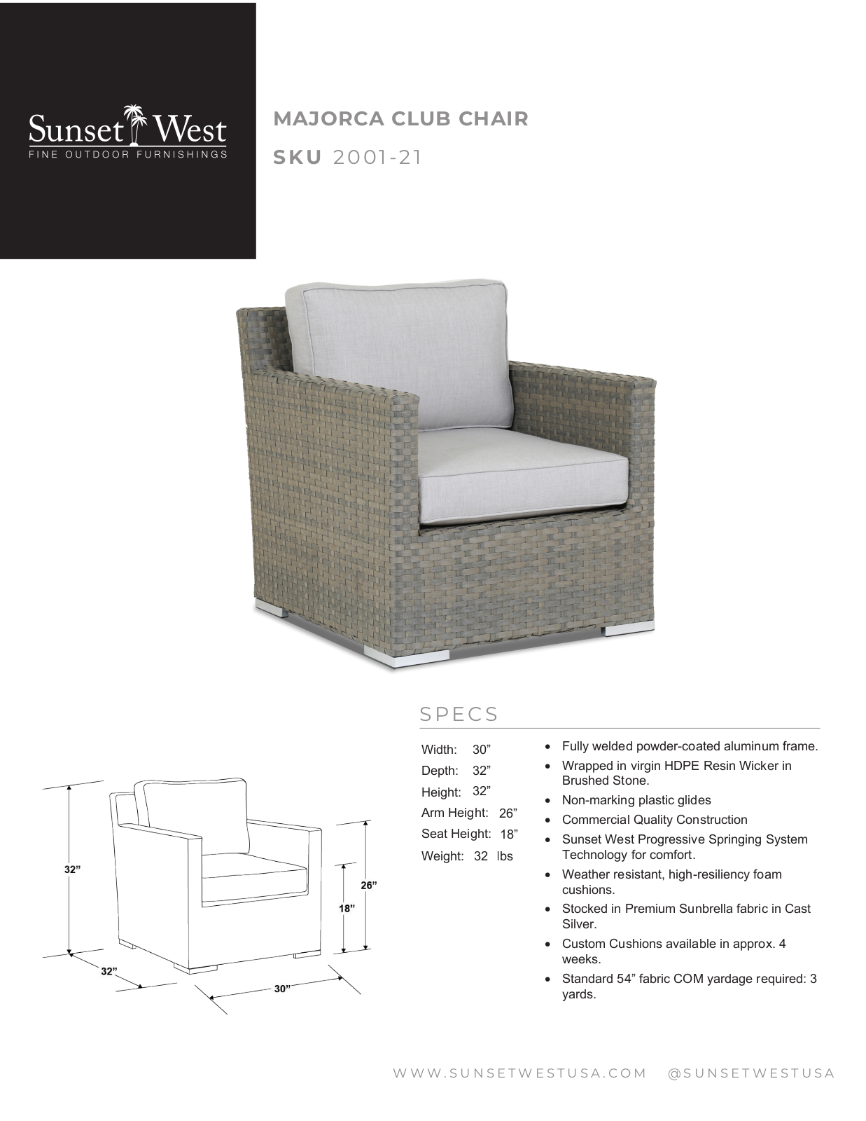 Sunset West XSW10009 Specifications - ManualMachine.com