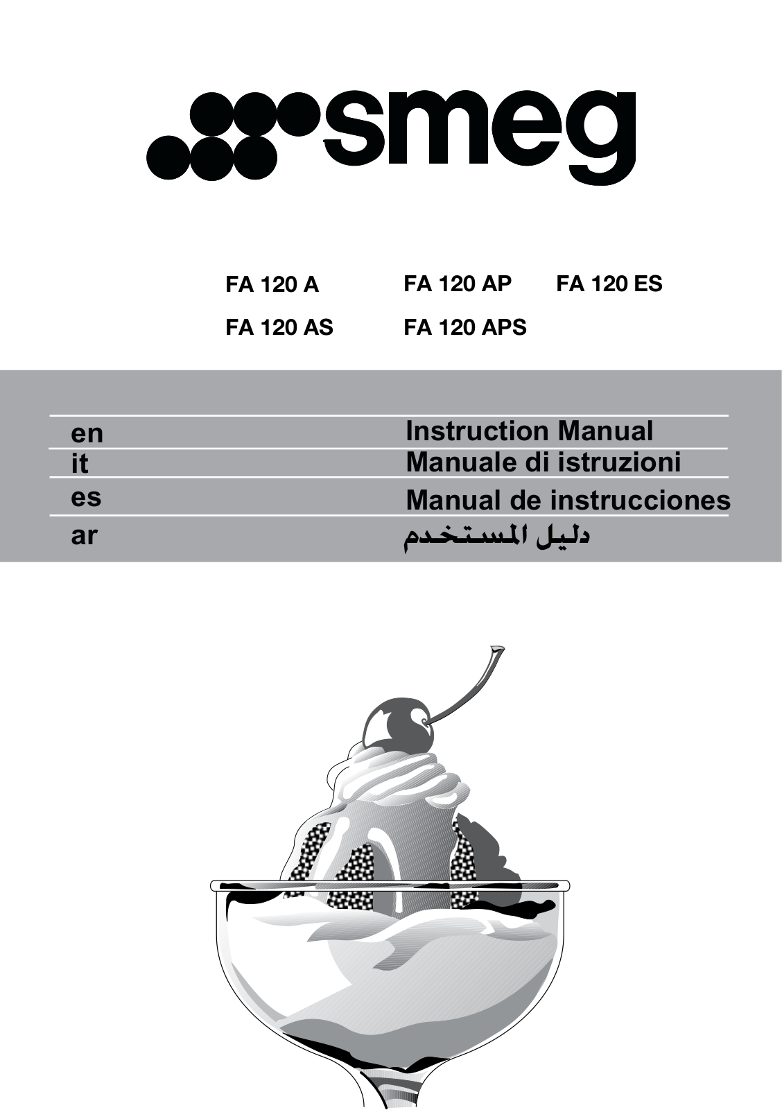 Smeg FA120ES User manual