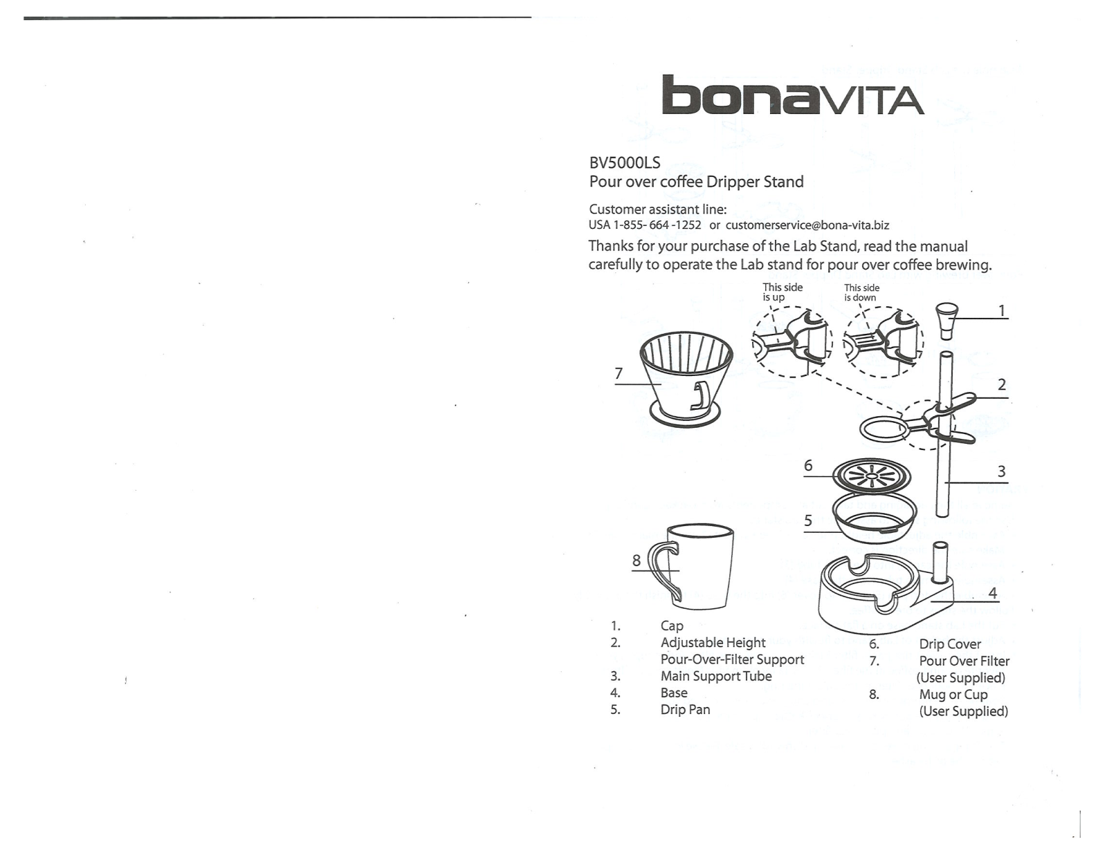 Bonavita BV5000LS User Manual