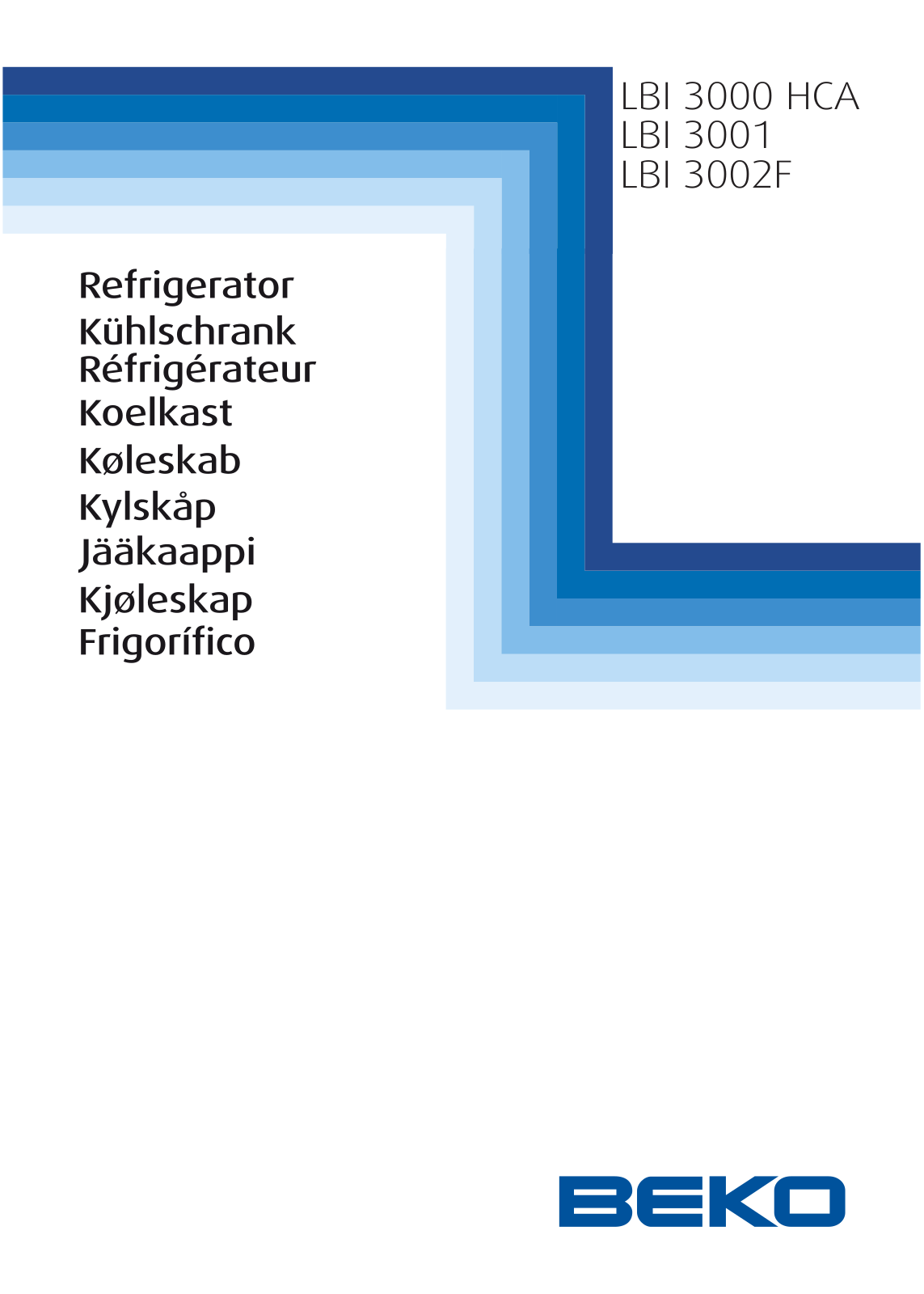 Beko LBI 3001, LBI 3000 HCA, LBI 3002F User Manual