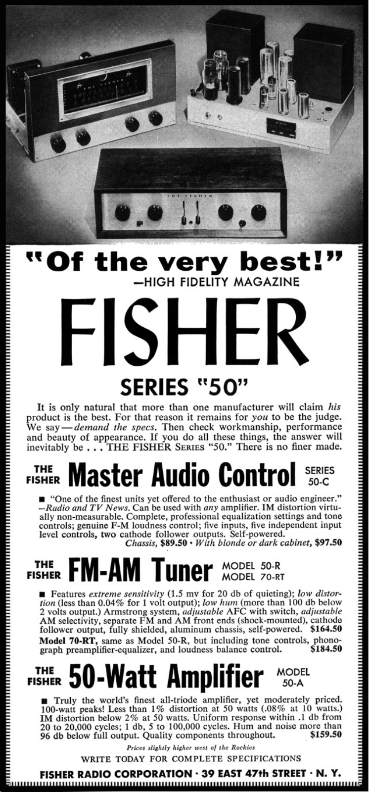 Fisher 50 Schematic