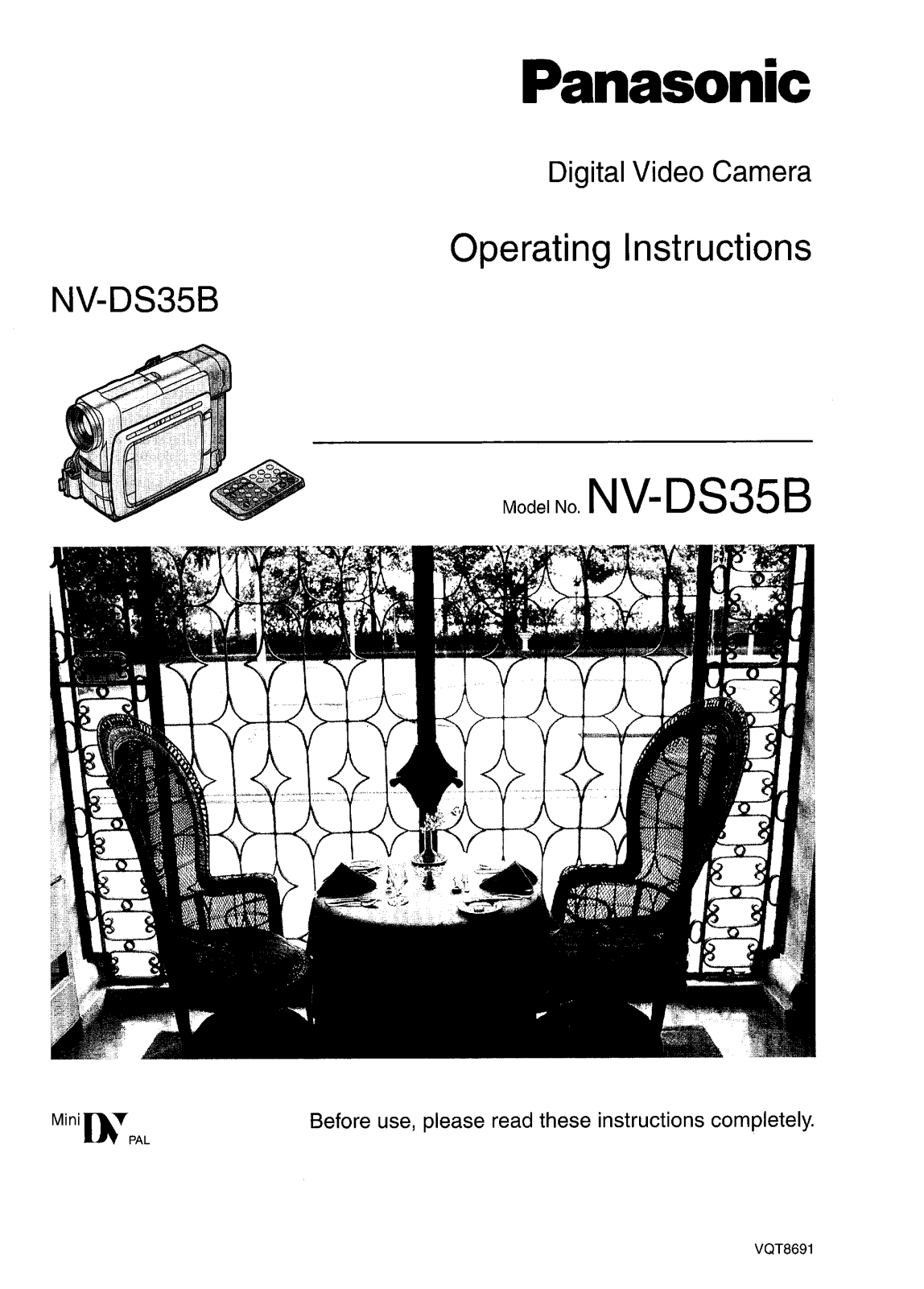 PANASONIC NV-DS35B User Manual