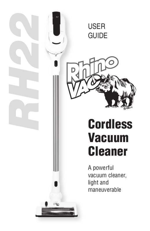 Rhino VAC RH22 User Manual