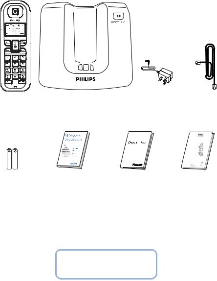 Philips DECT1221S/24 Quick Start Guide