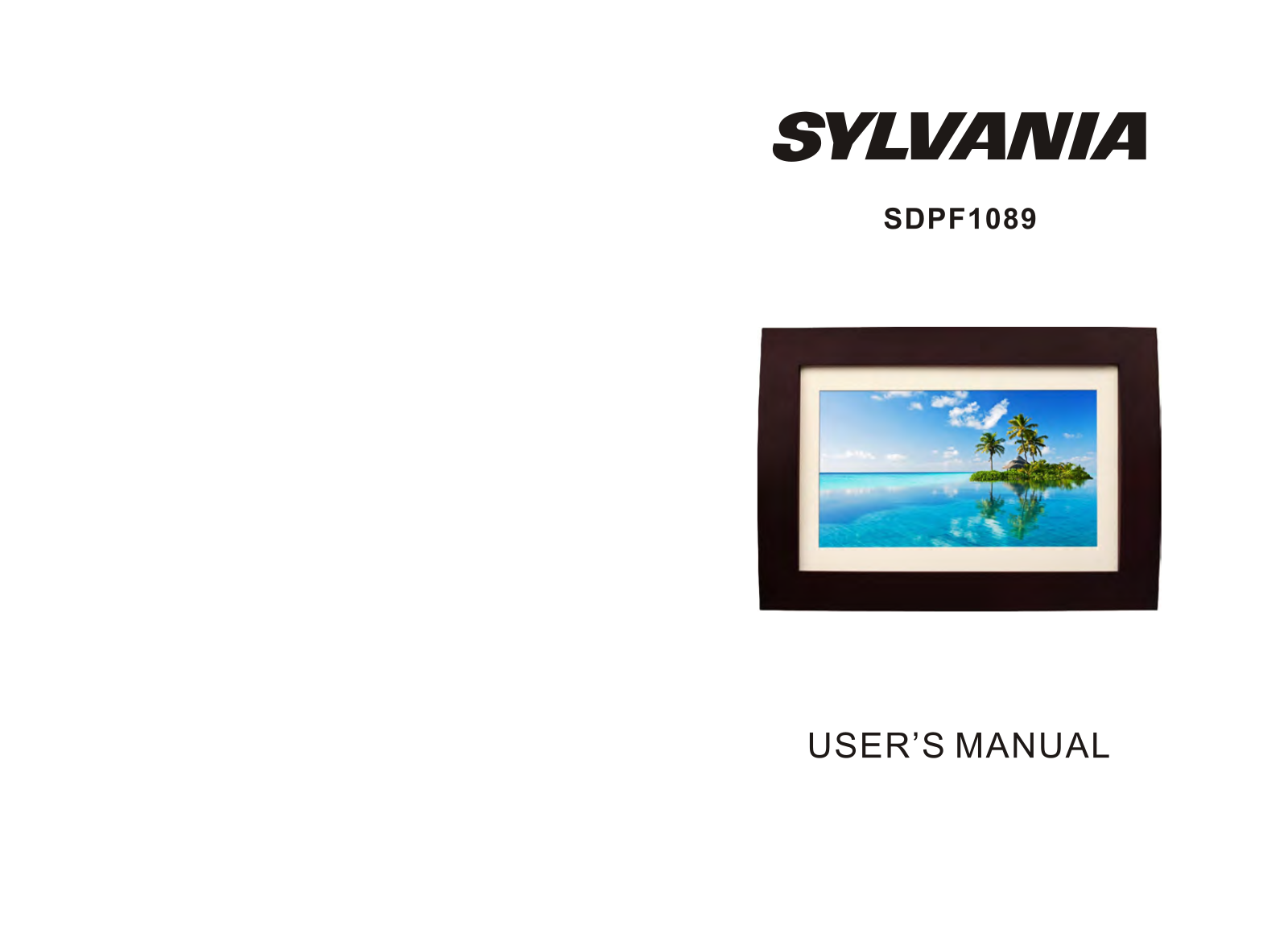 Sylvania SDPF1089 User Manual