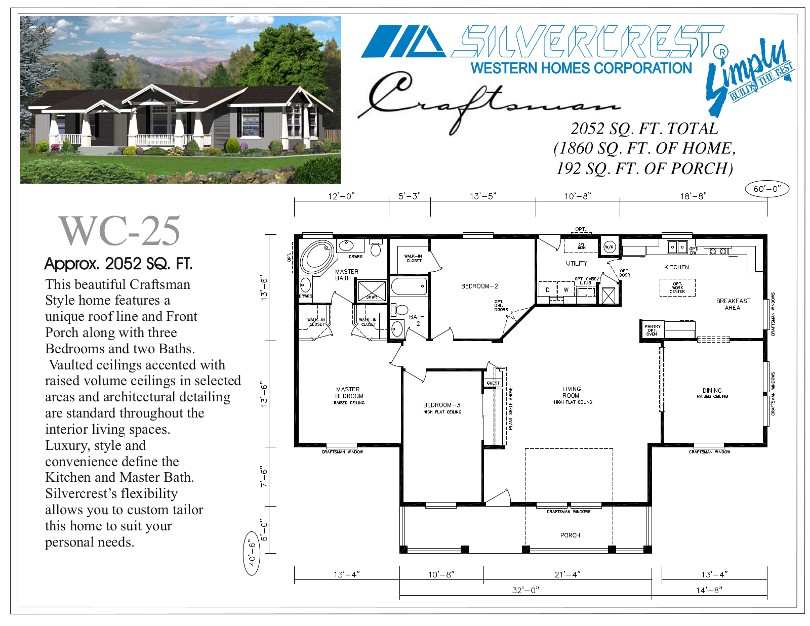 Silvercrest WC25 Floor Plan