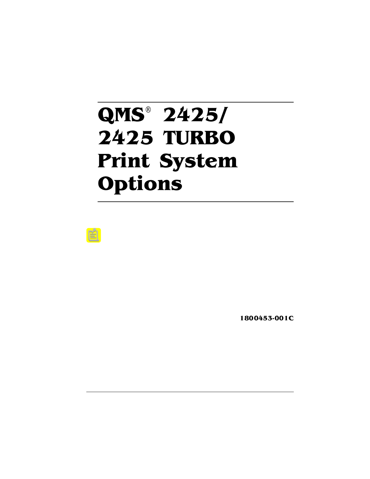 KONICA MINOLTA QMS 2425 Turbo Guide