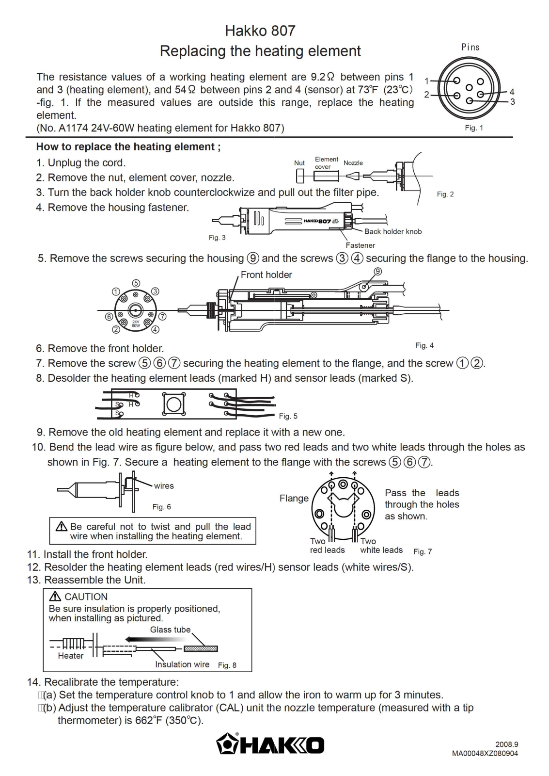 Hakko 807 User Manual