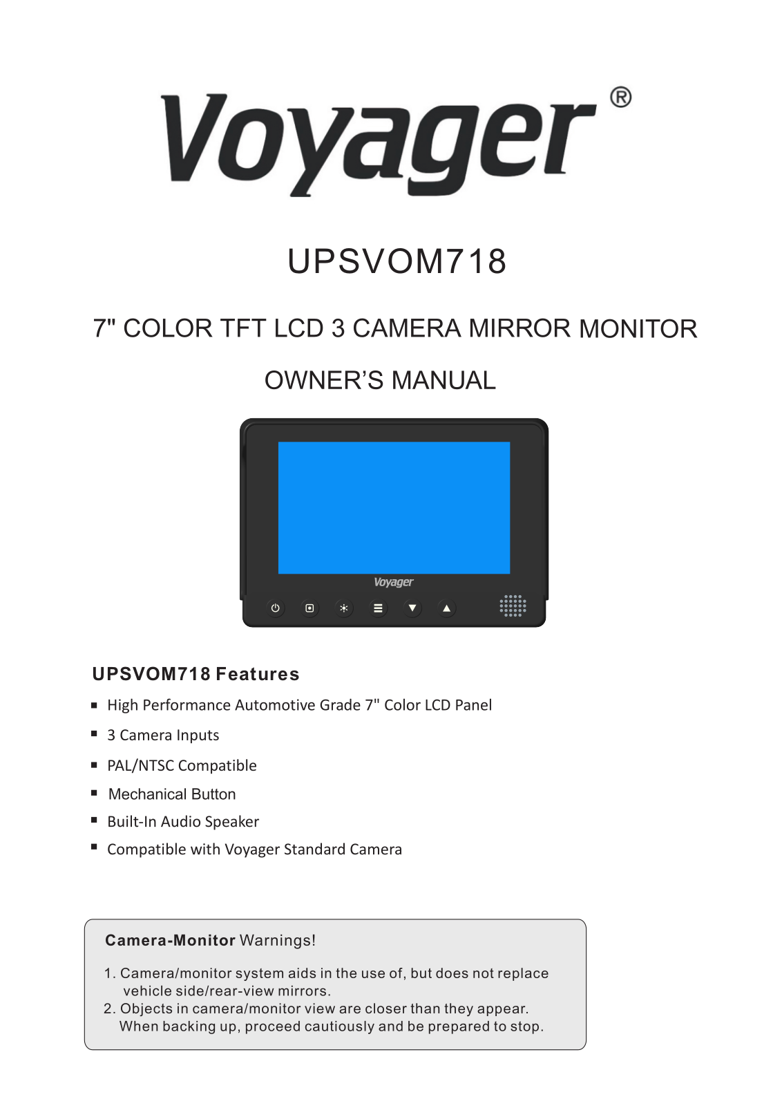 Voyager UPSVOM718 User Manual