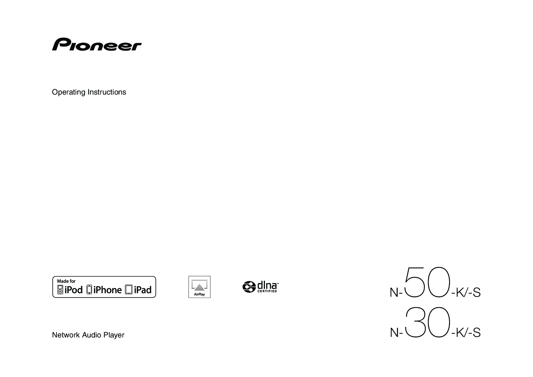Pioneer N-30-K User Manual