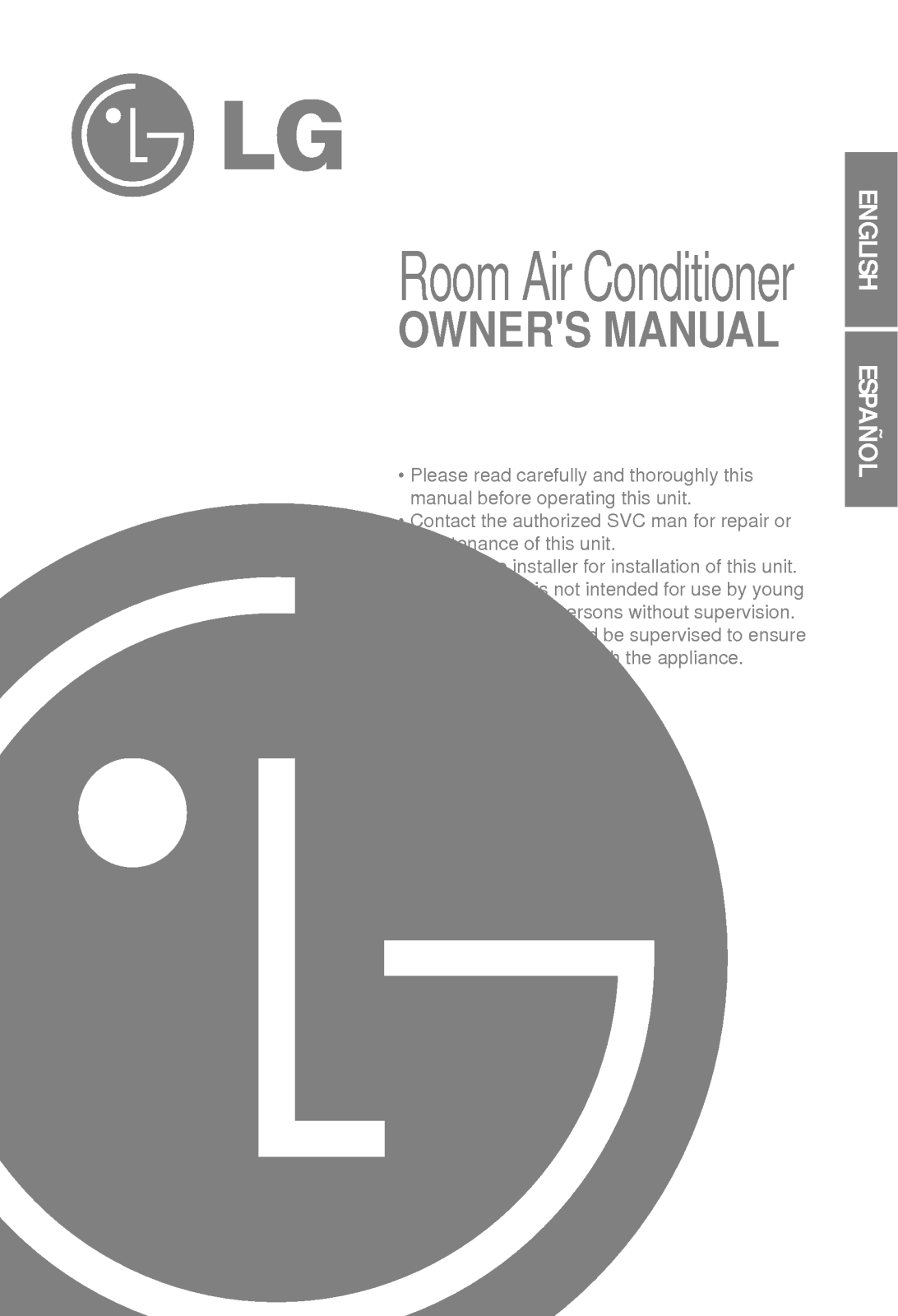 LG LS-M3021CL Owner's Manual