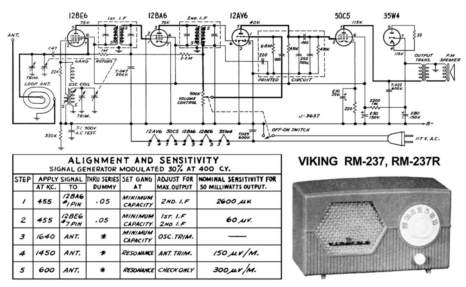 Viking rm237 schematic