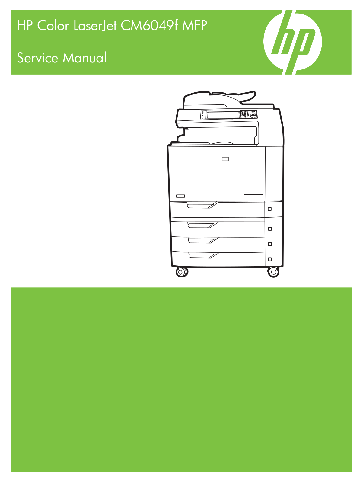 HP Color Laserjet CM6049f mfp service manual