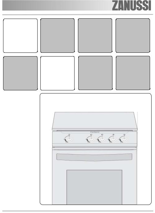 Zanussi ZCG551GW1 User Manual