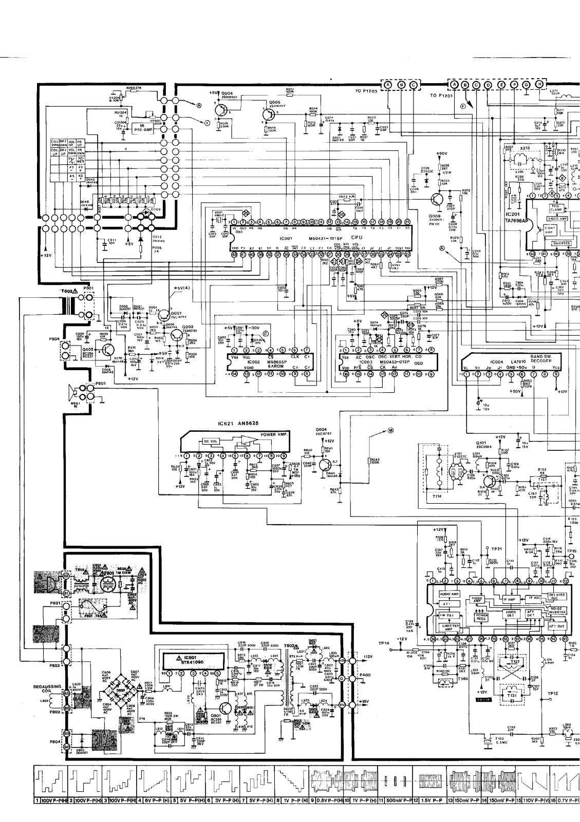 Crown TV CTV2013 Schematic