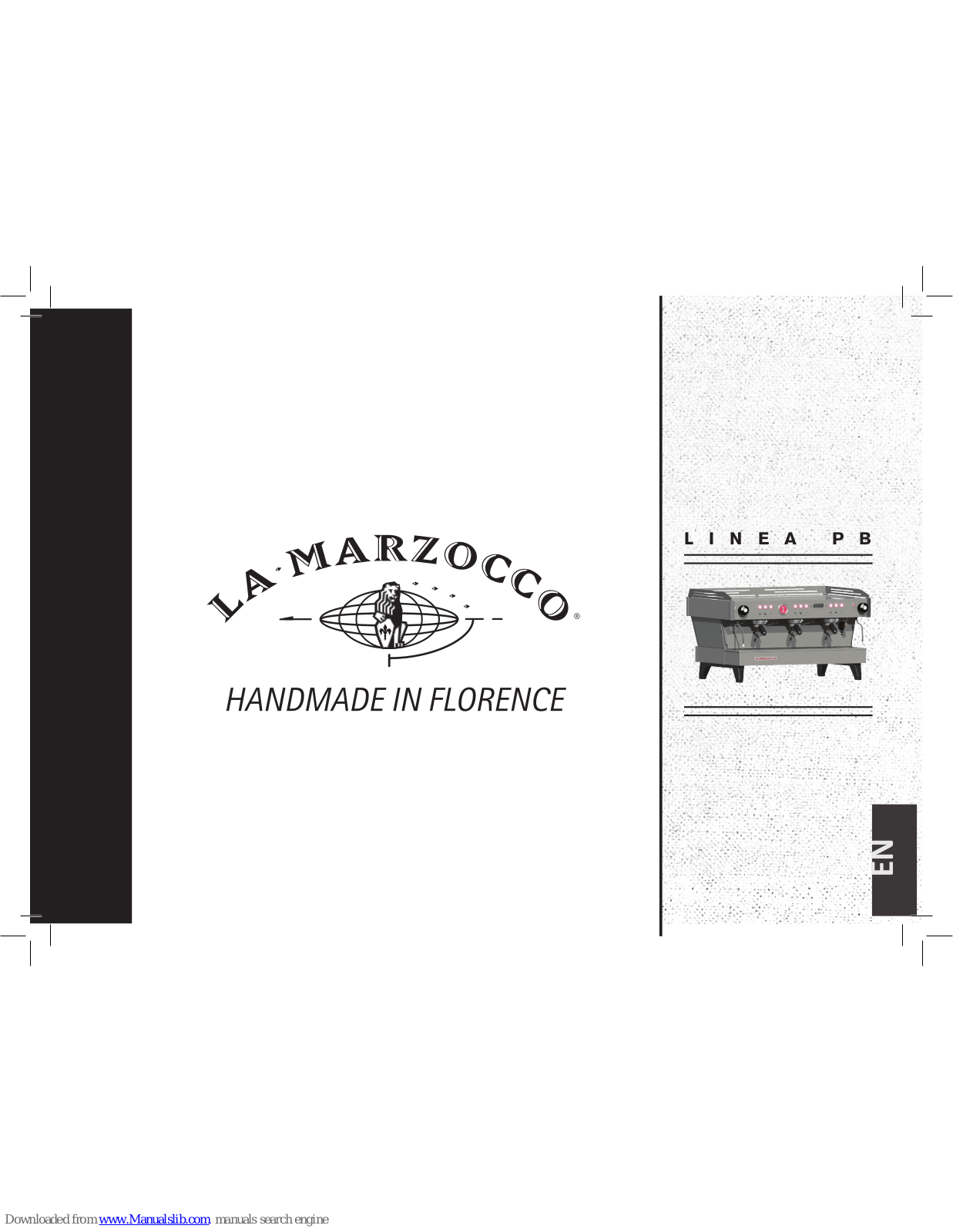 La Marzocco V1.0, LINEA PB Operating Manual