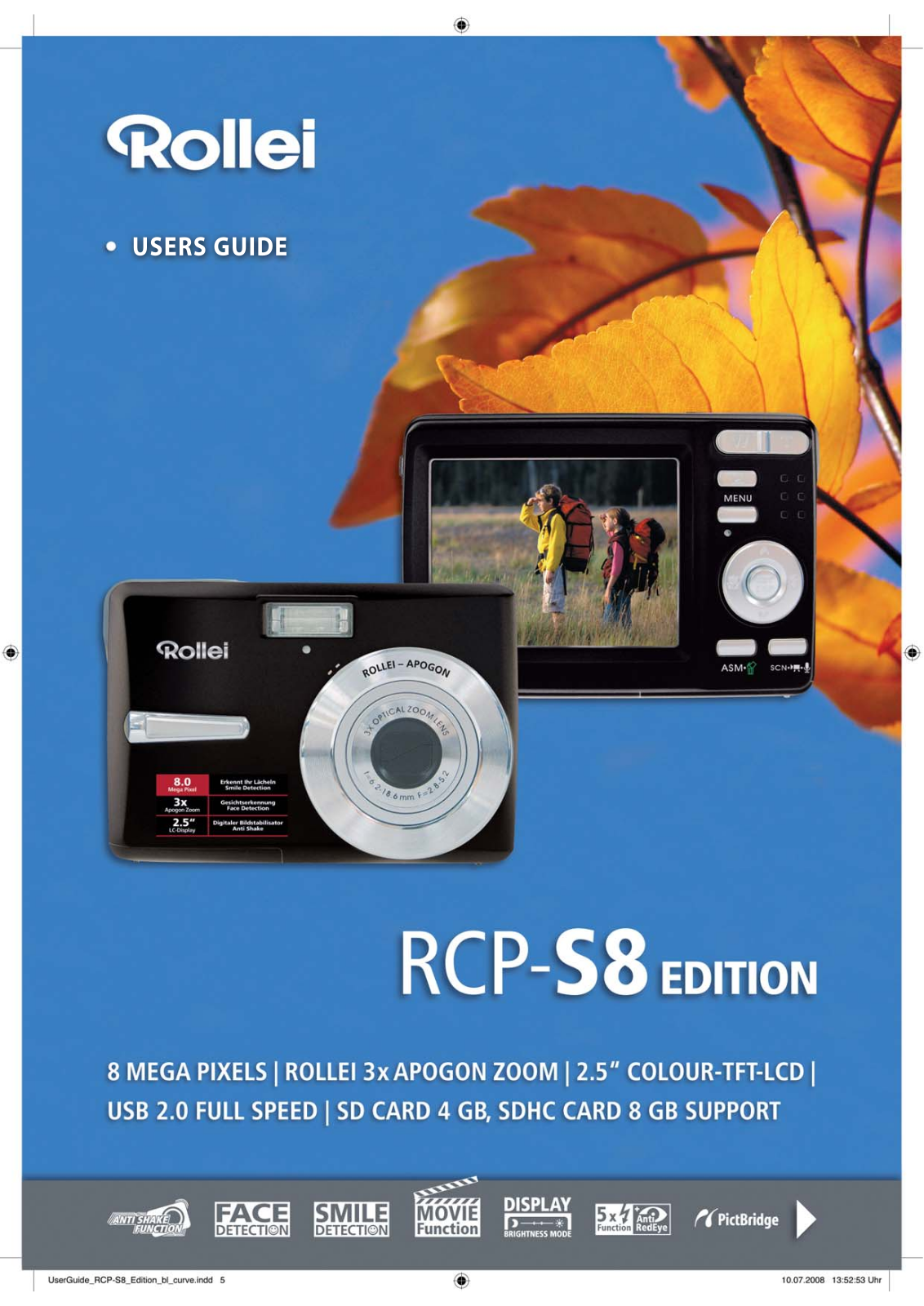 Rollei RCP-S8 User Guide