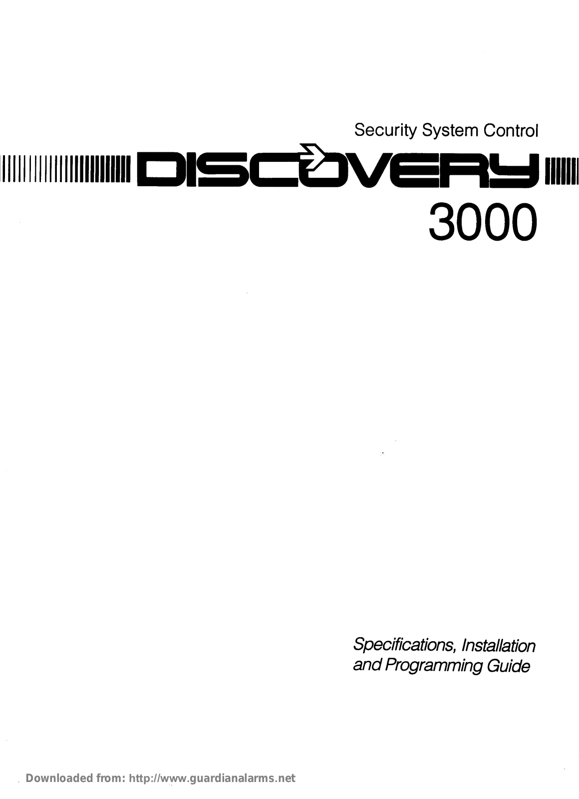 Aritech Discovery 3000 Installation Manual