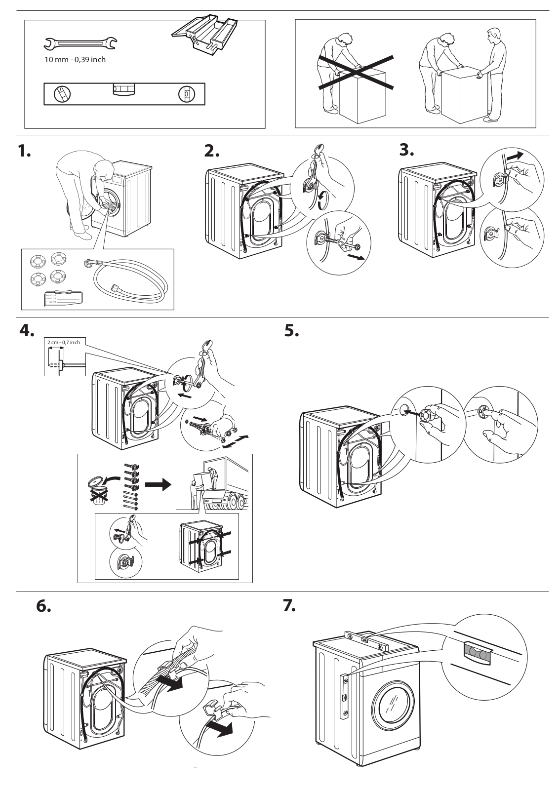 Indesit MTWE 91483 WK EE User Manual