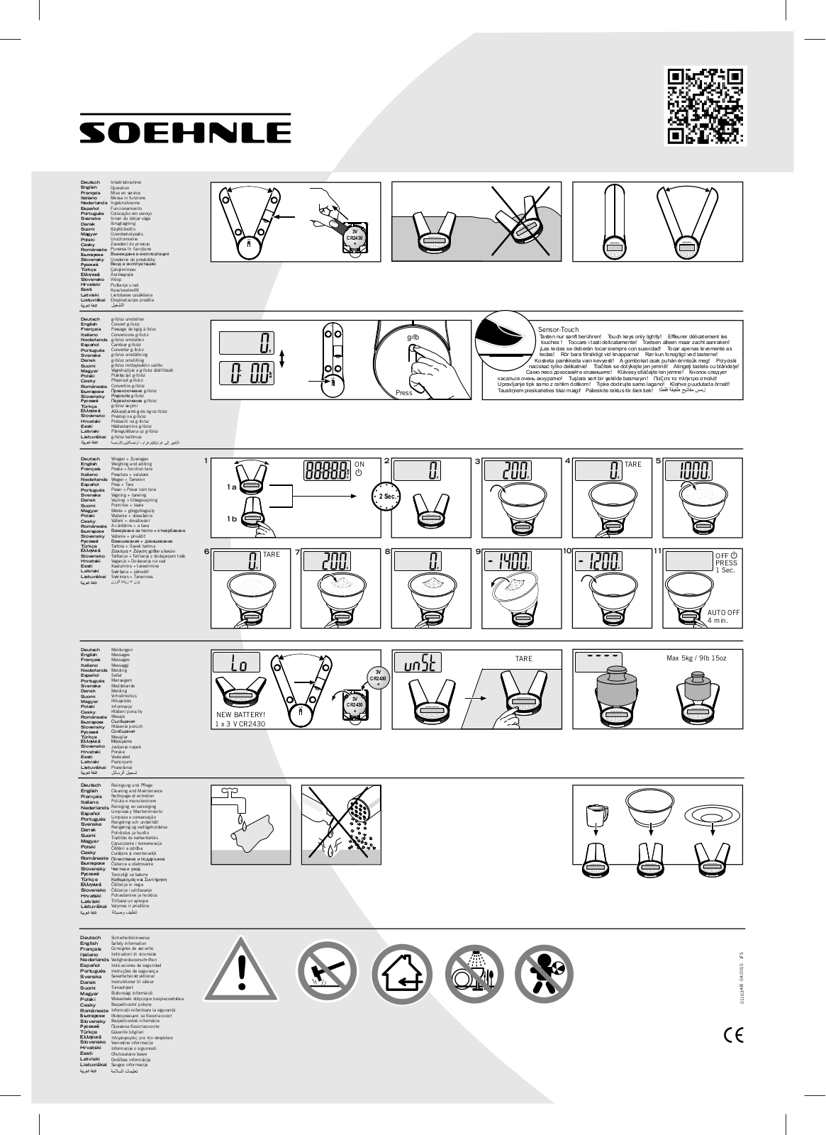 SOEHNLE 66226 Instruction Manual