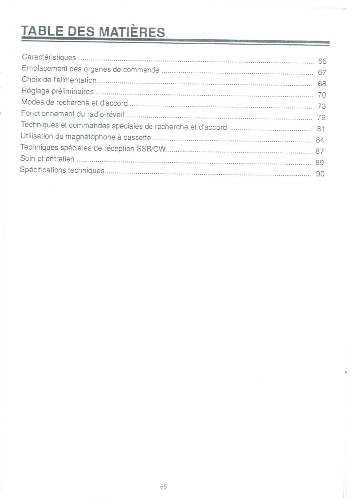 Sangean ATS-818 Instruction Manual