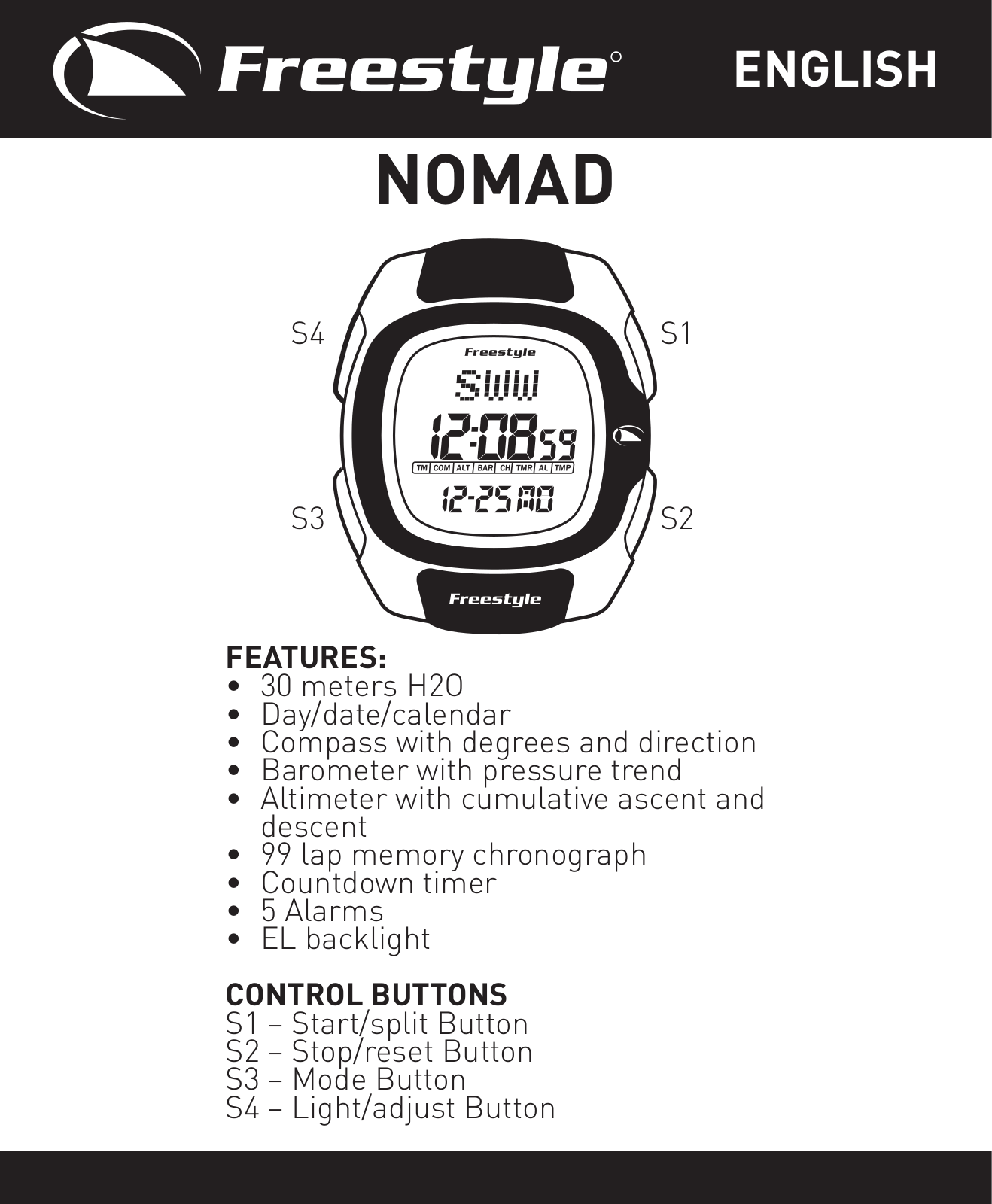 Freestyle Nomad User Manual