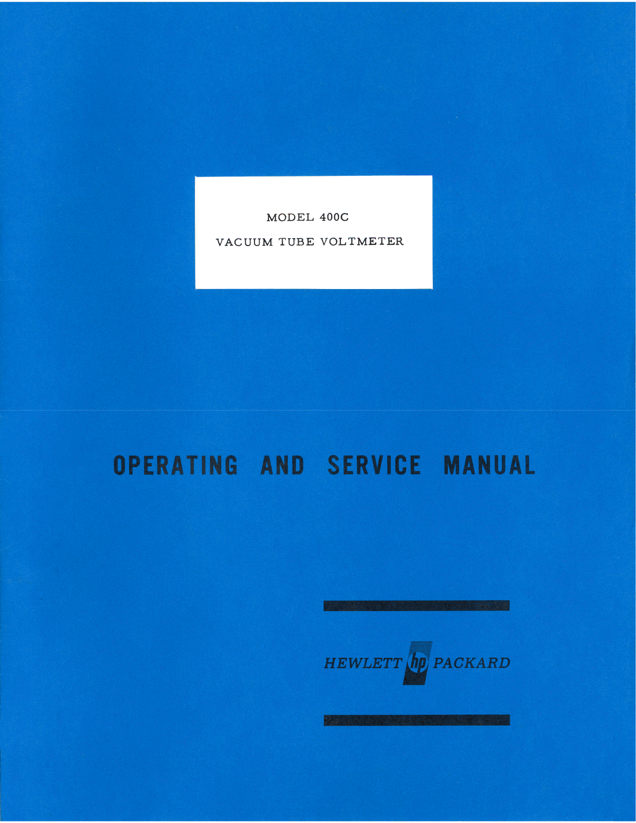 HP 400C Service manual