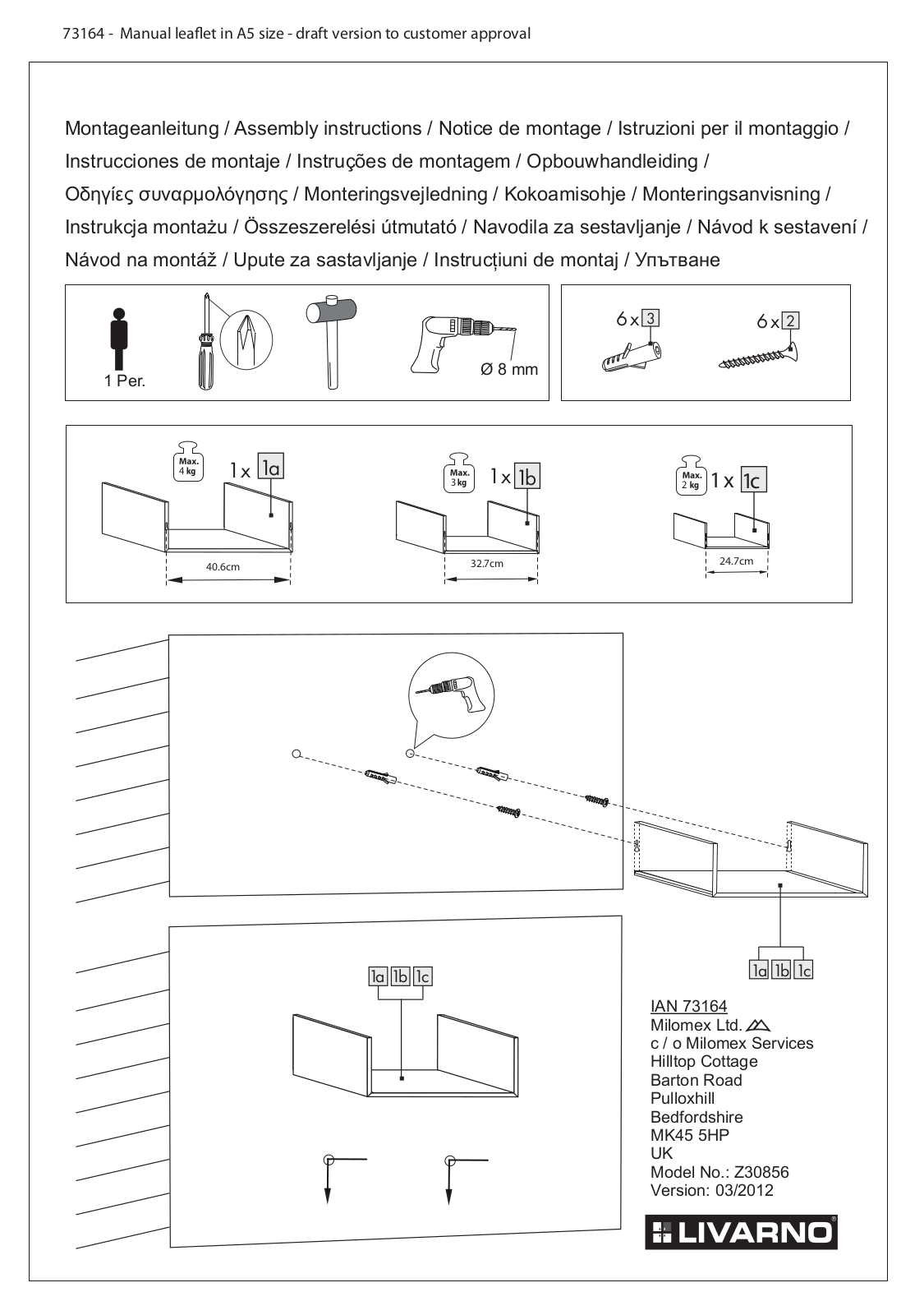 Livarno Z30856 User Manual