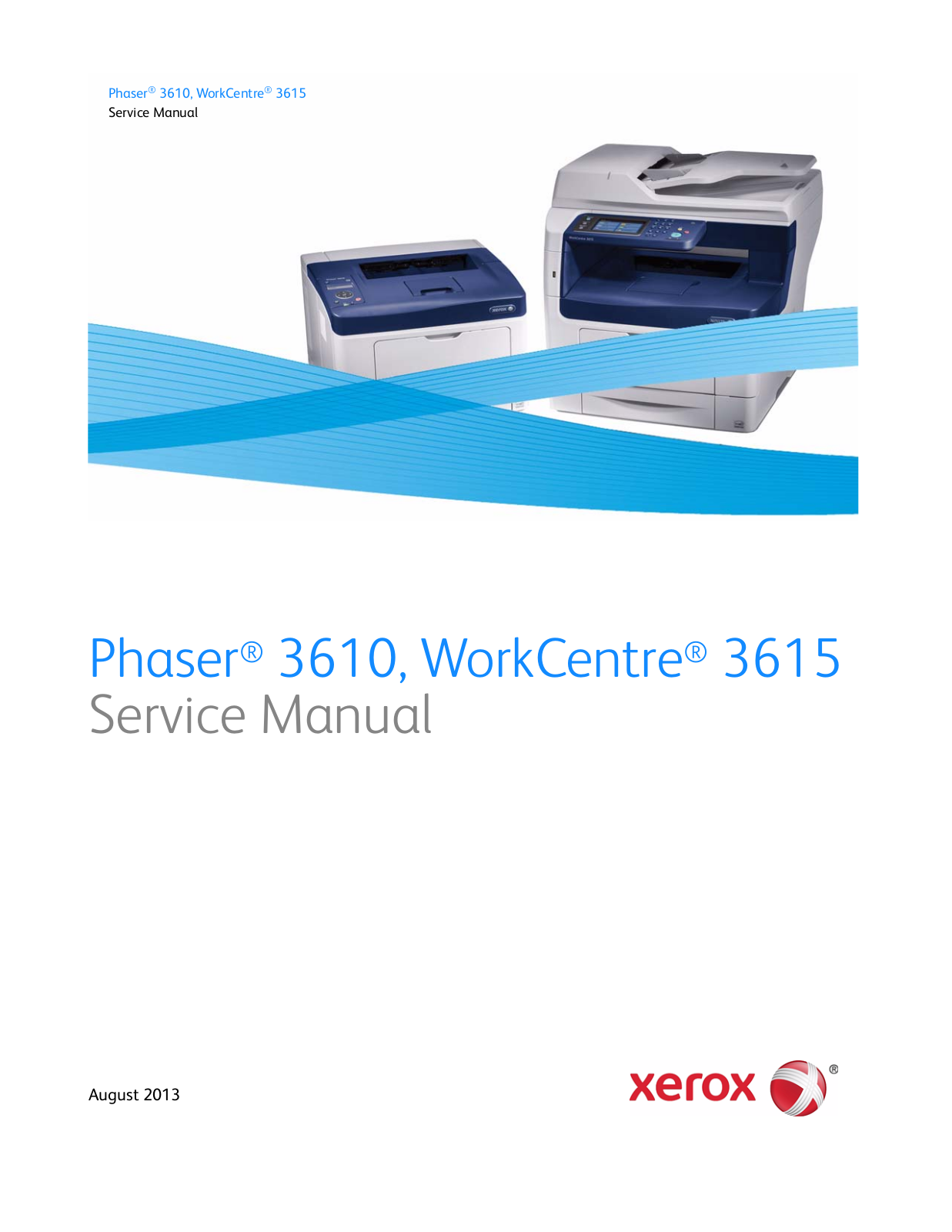 Xerox Phaser 3610, WorkCentre 3615 Service Manual