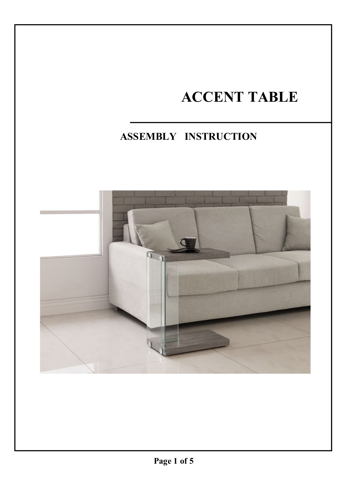 Wrought Studio WLGN6464 Assembly Instruction - ManualMachine.com