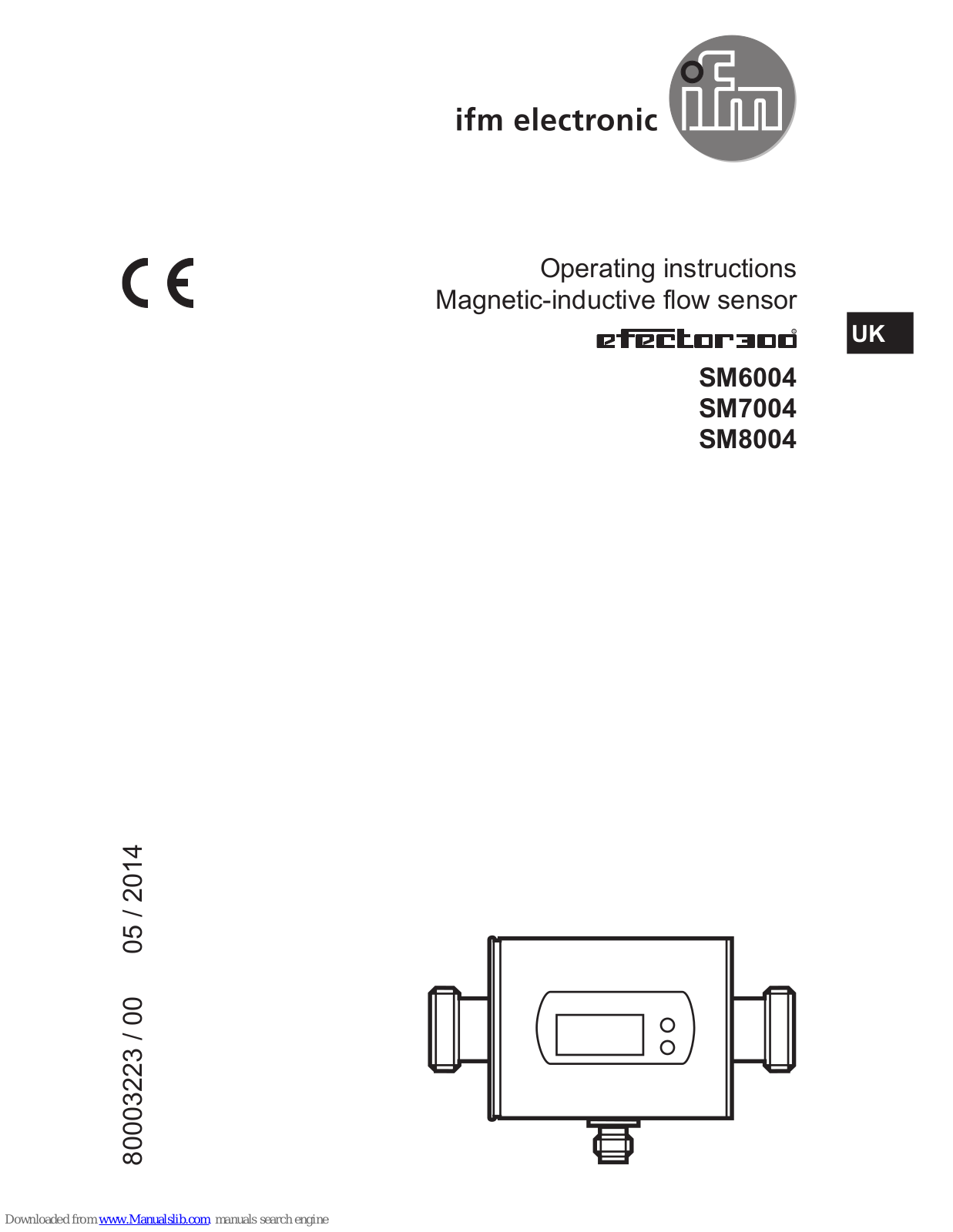 IFM Electronic SM6004, SM8004, SM7004 Operating Instructions Manual