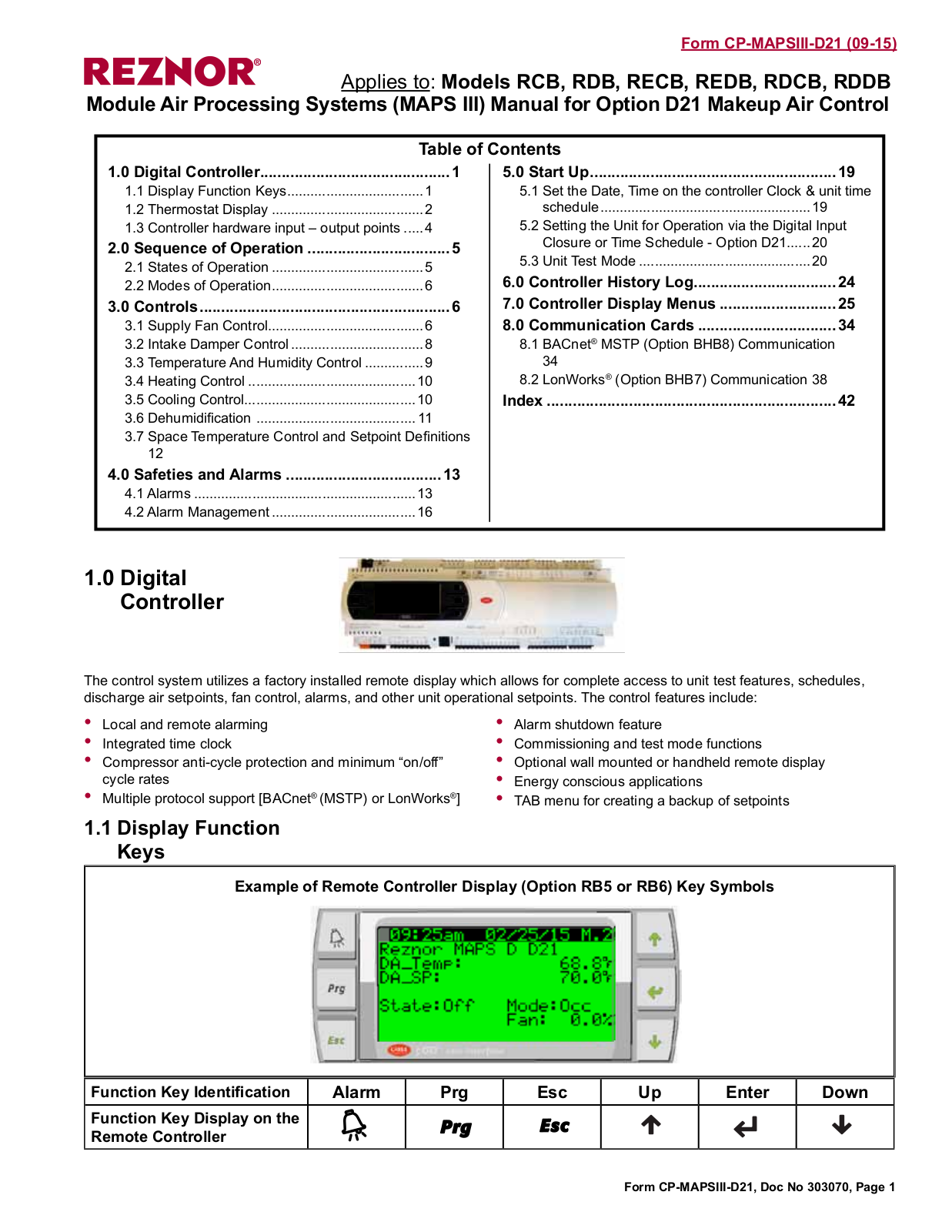 Reznor RCB, RDB, RECB, RDDB, REDB User Manual - ManualMachine.com