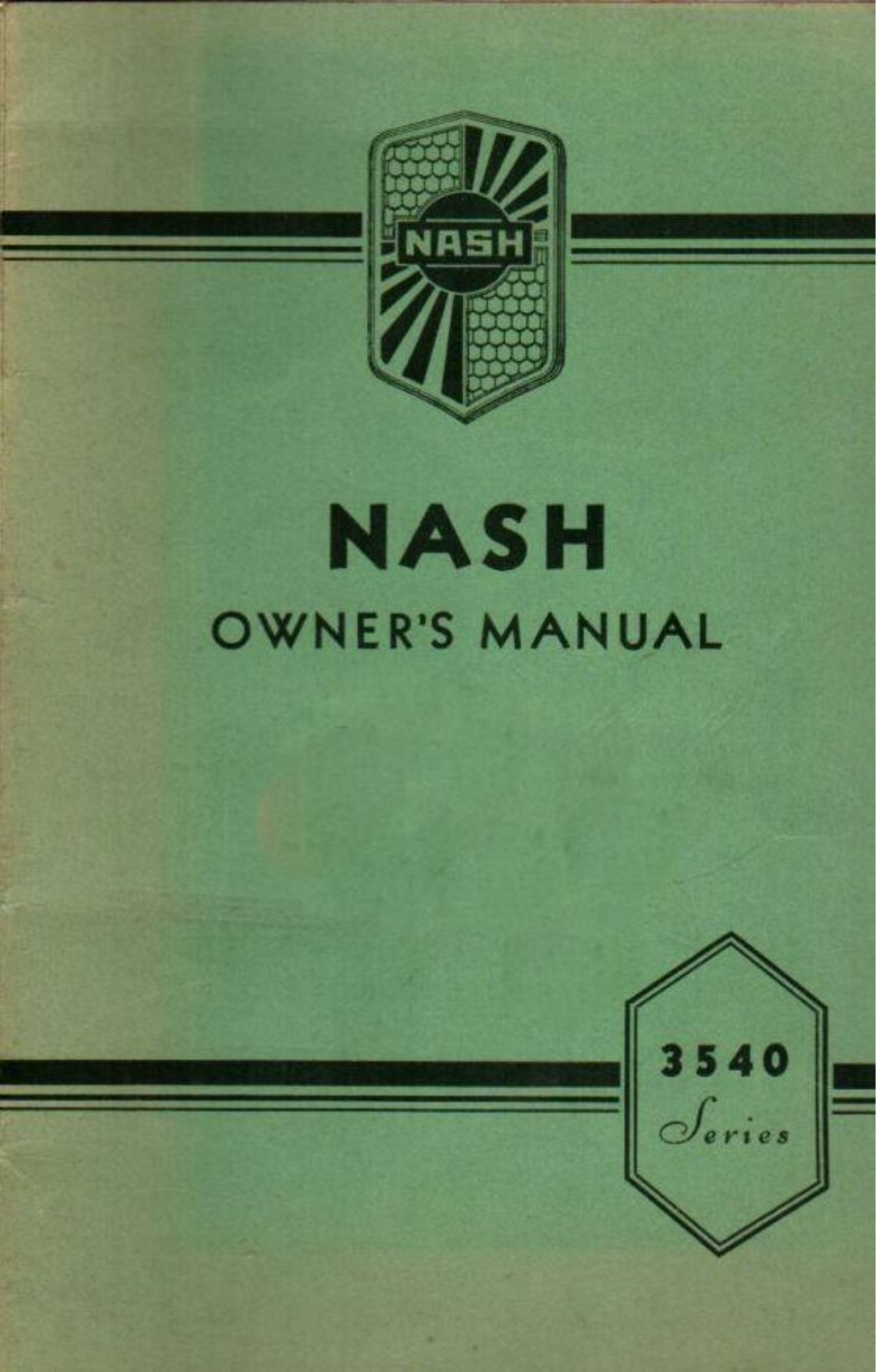 Nash 1935 Operating Instructions